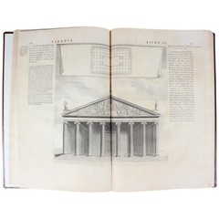 1684 Architecture VITRUVIUS Ten Books 2nd Ed Enlightenment Renaissance Engraving