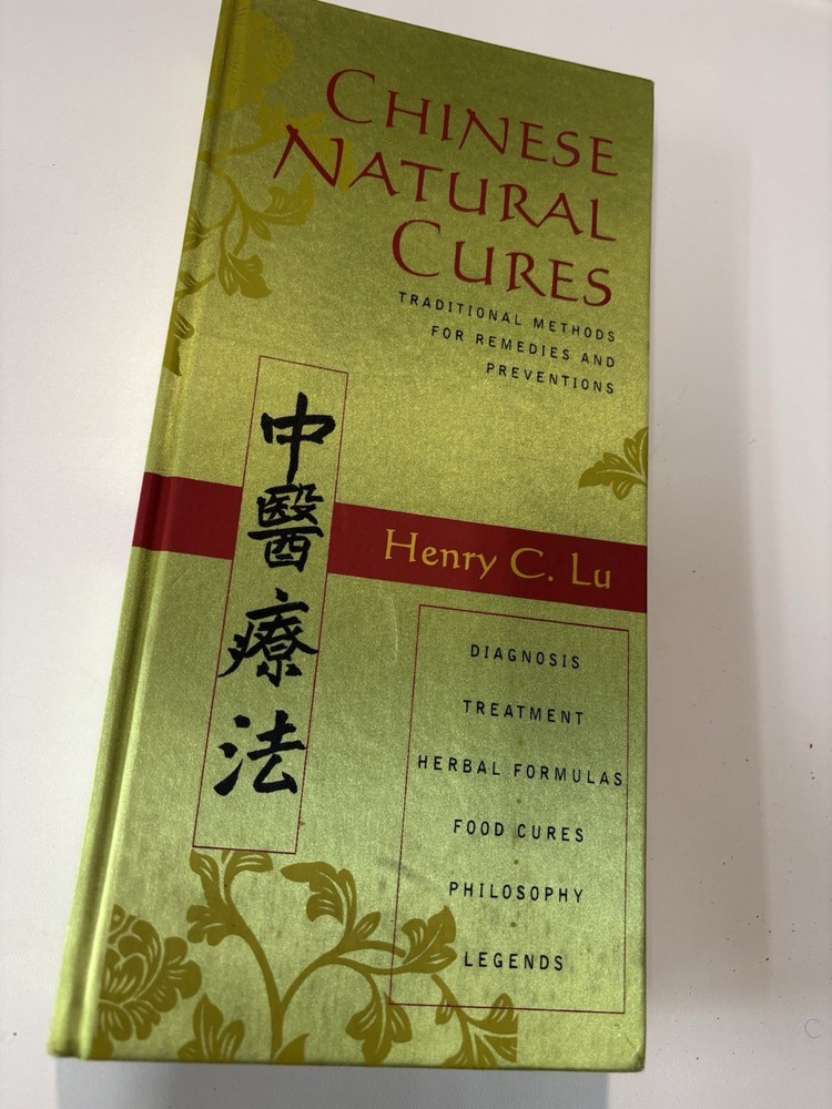Chinese Natural Cures Henry C. Lu Hardcover (1999) Traditional Chinese Medicine