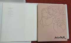 Sunol Alvar Deluxe Book 1993 Signed Lithograph Book Cover & dedicated by Alvar