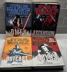 Star Wars Fate Of The Jedi Lot Of 4 Hardcover Books Omen Ascension Outcast Abyss