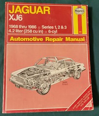 Jaguar XJ6 1968 Thru 1986 : Series 1, 2 & 3 4.2 Liter 6-cyl by John Haynes 1987