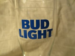 NEW ATLANTA Super Bowl LIII 53 Beer Glass 16 oz. BUD LIGHT Drinking Glass 1982