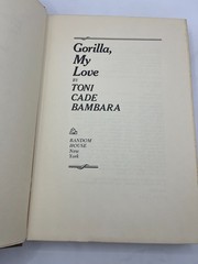 Toni Cade Bambara ~ Gorilla My Love ~ First Edition, 1972 Black Arts Movement