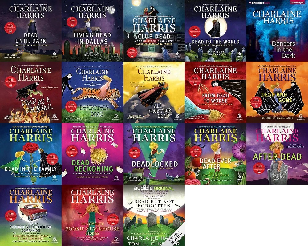 Charlaine Harris – Sookie Stackhouse (20 Audiobooks 170 hrs Collection)