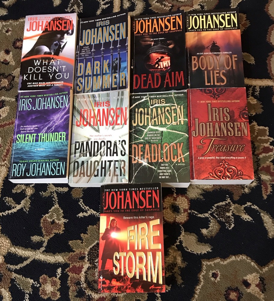 Iris Johansen Paperback Lot 9 Books VARIOUS TITLES