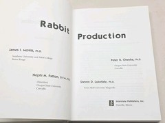 Rabbit Production 8th Edition Hardcover McNitt Patton Lukefahr Cheeke VGC