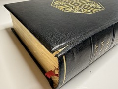 Oxford Cambridge NEB New English Bible Leatherex Apocrypha Bevelled Boards 65A