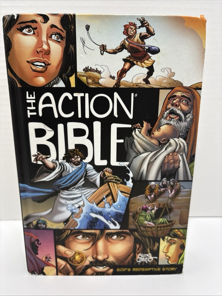 The Action Bible Hardcover Sergio Cariello Stories Illustrated Color David Cook