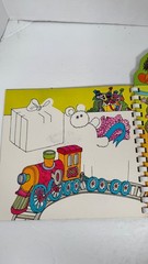 Sesame Street Wipe-Off Book Ernie Bert Big Bird Vintage CTW Activity
