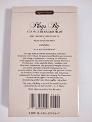 George Bernard Shaw 4 Plays Man and Superman, Candida, Arms and the Man, Mrs. W.