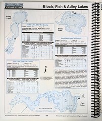 Detroit Lakes & Ottertail Area Fishing Maps Guidebook