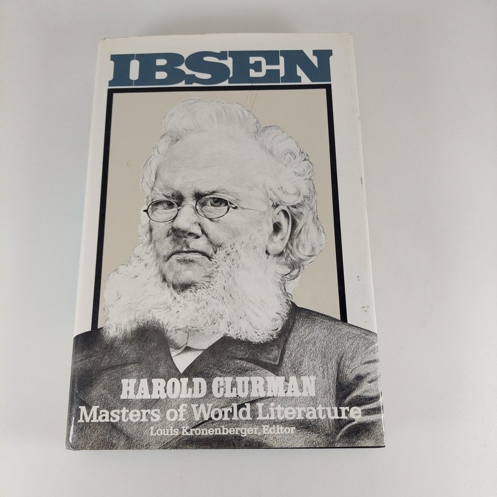 Ibsen Macmillan Masters of World Literature Series Harold Clurman 1977 1st HCDJ