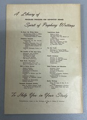Ellen G. White Prophet of Destiny by Noorbergen +7 books Seventh-day Adventist