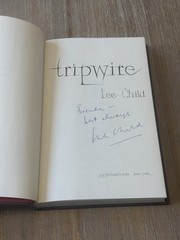 Tripwire *SIGNED* by Lee Child 1999 Hardcover / DJ