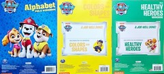 Paw Patrol Pre-K Workbook set of 3 – Alphabet, Colors & Shapes, Healthy Heroes