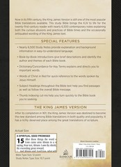 KJV Study Bible, Large Print Black Genuine Leather New