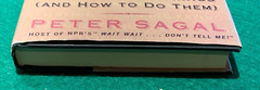 The Book of Vice: Very Naughty Things by Peter Sagal SIGNED HC DJ 2007