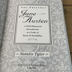 THE FRIENDLY JANE AUSTEN – Natalie Tyler- HCDJ-1999 Penguin Putnam Inc.