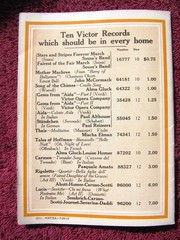 New VICTOR RECORDS Sep 1915 RASTUS STORIES Ralph Bingham Caruso Victrola CATALOG