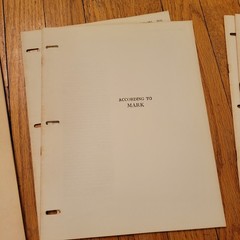 American Bible Society New Testament Wide Margin Loose Leaf Pages INCOMPLETE