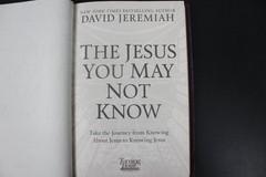 The Jesus You May Not Know David Jeremiah 2020 Christian Spirituality Turning VG
