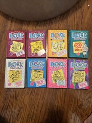 Dork Diaries lot of 8 Hardback Books 1-5, 3 1/2, 10-11 Rachel Renee Russell VG