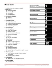 MERCURY 6.2L MERCRUISER SERVICE MANUAL – STEEL WIRE CLOSURE – STRONG COVERS