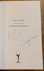 Signed & First edition DEMON THEORY By Stephen Graham Jones