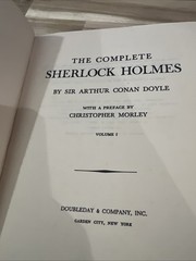 The Complete Sherlock Holmes Volume I Sir Arthur Conan Doyle Doubleday Hardcover