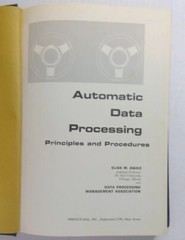 Vintage Computer Programming Book 1966 Automatic Data Processing Elias Awad DJ H