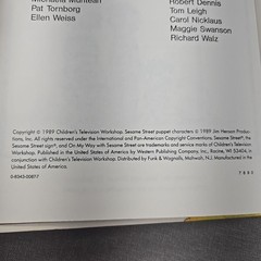 On My Way With Sesame Street Vol 13 In The City 1989 Hardcover Book