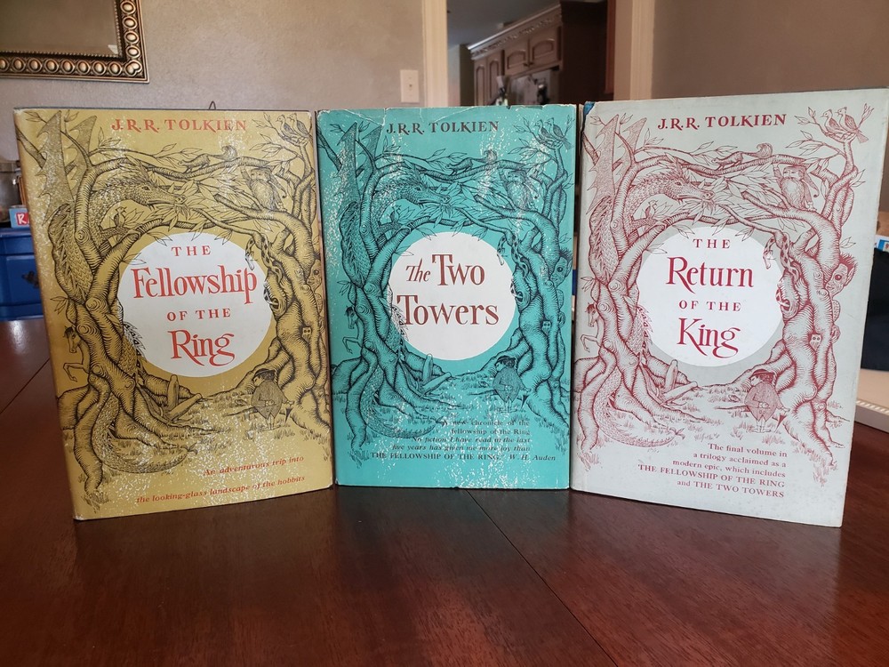 The Lord of the Rings J.R.R. Tolkien 1961 1st editions, 10th/8th/8th impressions