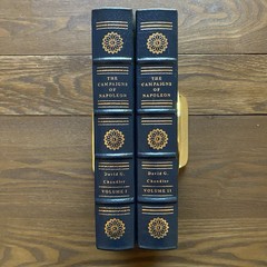 Easton Press The Campaigns of Napoleon Vol I & II Chandler 1991 Military Leather