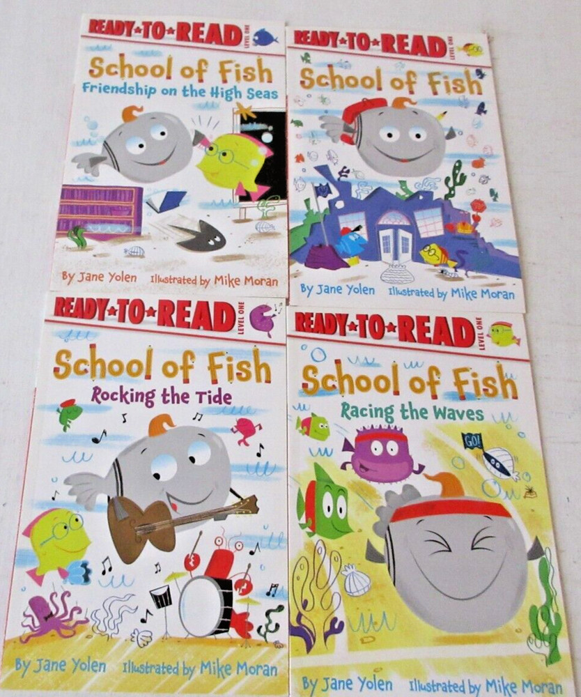 I Can Read Level 1 School Of Fish Jan Yolen Books Lot Bundle K