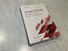 KJV Word Study Reference Bible 2023 Black Leather-Soft SEALED
