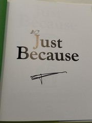AUTOGRAPHED Matthew McConaughey SIGNED Book Just Because AUTOGRAPH #5