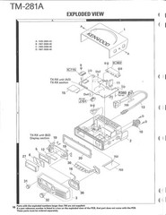 KENWOOD TM-281A 144MHz FM Transceiver Service Manual 2011, FOLDOUTS