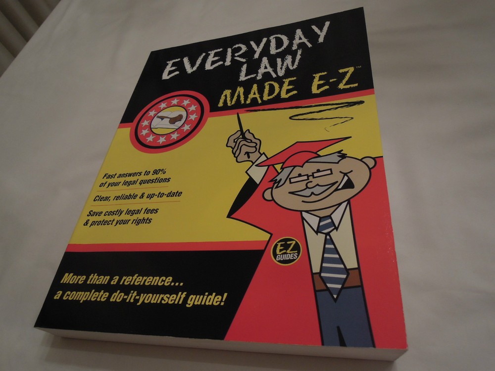 Everyday Law Made E-Z Softcover Book, Brand New, Made in USA Free Shipping