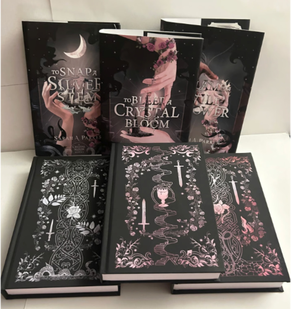 To Bleed A Crystal Bloom OOP Hardcovers 1 2 3 Sarah A. Parker, Hardcover