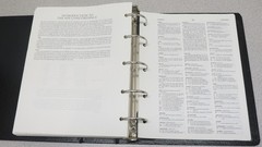 Holy Bible Wide Margin Looseleaf Reference Edition NIV 3-Ring Binder Hendrickson