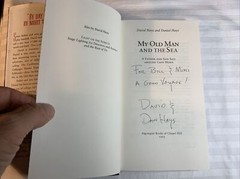 Signed, My Old Man and the Sea By David and Daniel Hays 1993 1st 1st HC DJ Good