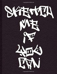 Blackbook Graffiti Sketchbook Blank Art Book with White Paper 279x216mm New