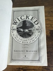 WICKED BY GREGORY MAGUIRE 1995 FIRST EDITION/ FIRST PRINTING HC~ELPHABA/GLINDA