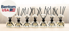 Reed Diffuser Set 6.7Oz (200Ml) Jasmine Scented Diffuser with Sticks Home Fragra