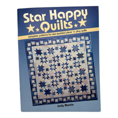 STAR HAPPY QUILTS Piece and Play Quilts By Judy Martin 2001 Like NEw
