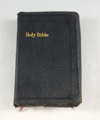 Holy Bible Pronouncing National Bible Press Undated Leather Authorized KJV