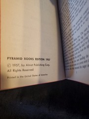 1957 First Edition Powder Burn Bradford Scott Pyramid 258 UNREAD Near Mint
