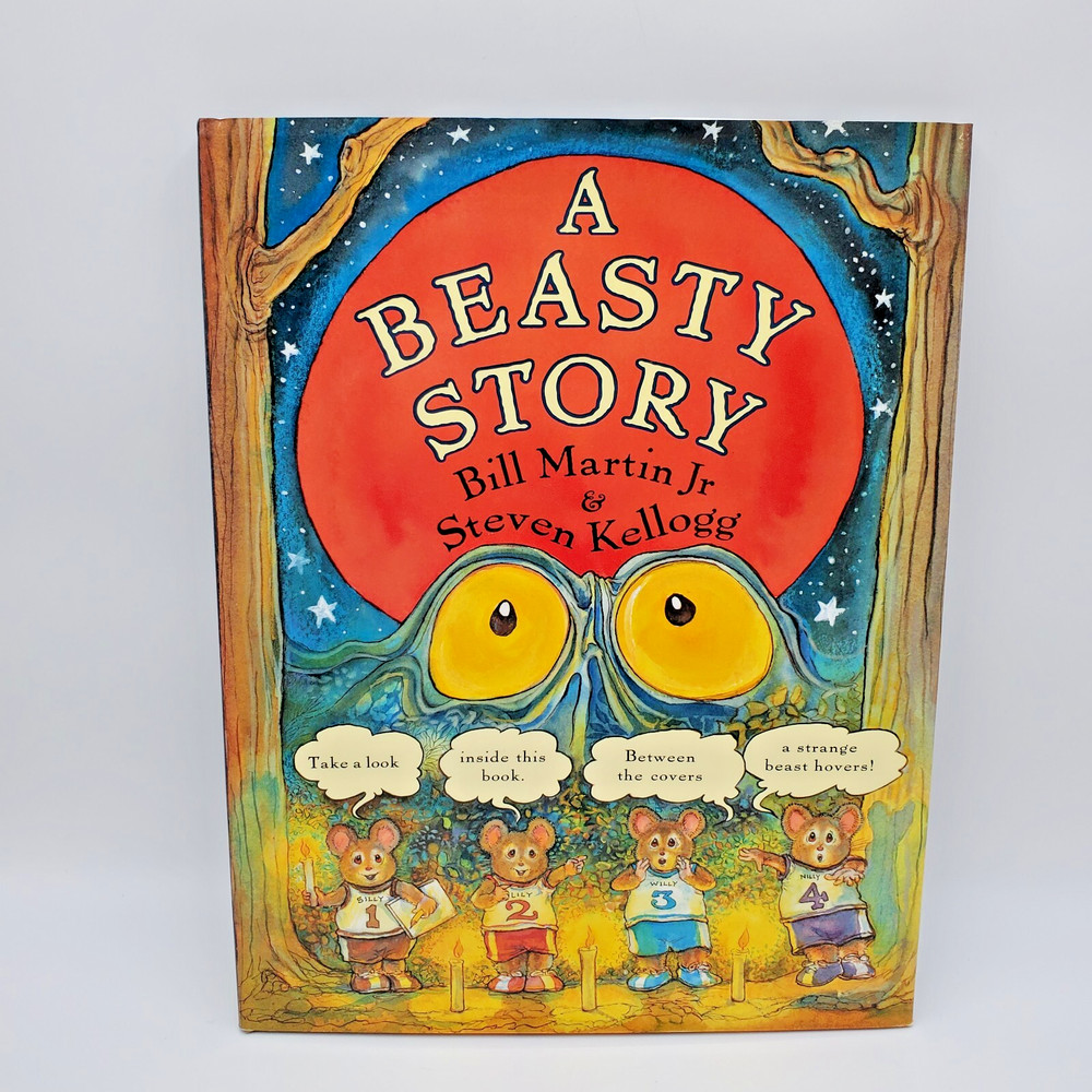 Signed Book 1st Ed A BEASTY STORY Steven Kellogg Art Hardback To Nancy Autograph