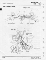 HONDA C70 Shop Manual 1980 Through 1982 1981 – STEEL WIRE BOUND – TOUGH COVERS