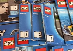 LEGO CITY Lot of 55 Manuals Instructions Booklets Only – See photos for set